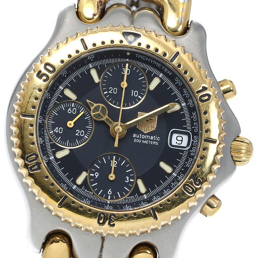 タグホイヤー TAG HEUER CG2121-R0 セル クロノグラフ 自動巻き メンズ _870740【中古】 タグホイヤー TAG HEUER CG2121-R0 セル クロノグラフ 自動巻き メンズ _870740【中古】