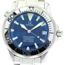 オメガ OMEGA 2253.80 シーマスター300 デイト 自動巻き ボーイズ 保証書付き_865970【中古】