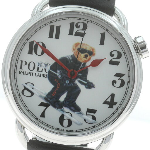 ラルフローレン RALPH LAUREN 4728654872001 スキーベア 自動巻き メンズ 美品 保証書付き_872932【中古】 ラルフローレン RALPH LAUREN 4728654872001 スキーベア 自動巻き メンズ 美品 保証書付き_872932【中古】