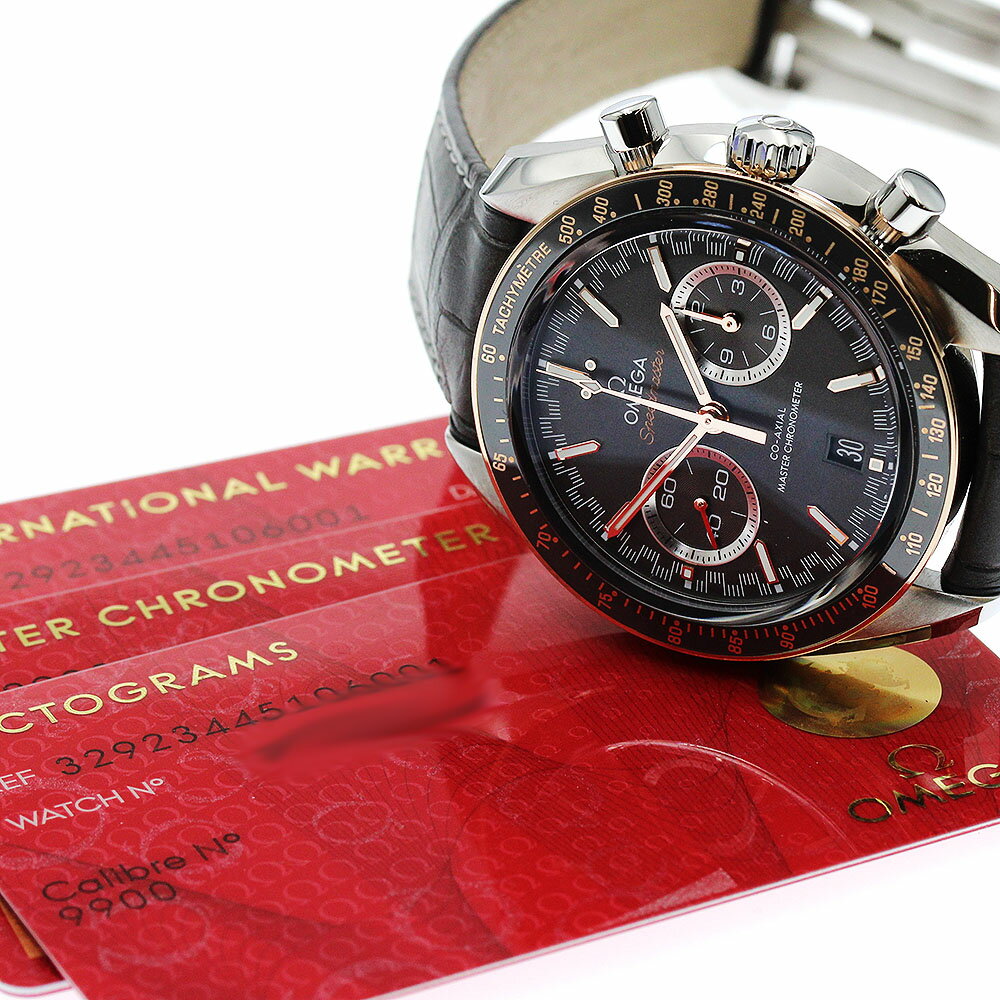 オメガ OMEGA 329.23.44.51.06.001 スピードマスター レーシング コーアクシャル クロノメーター 自動巻き メンズ 極美品 保証書付_874335【中古】