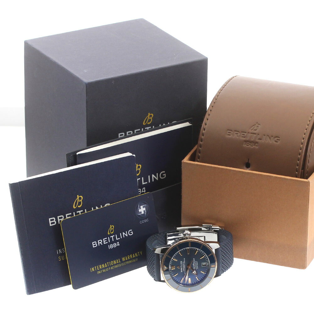 ブライトリング BREITLING UB2010 スーパーオーシャン ヘリテージ B20 オートマチック 42 デイト 自動巻き メンズ 美品 箱・保付き_873097【中古】
