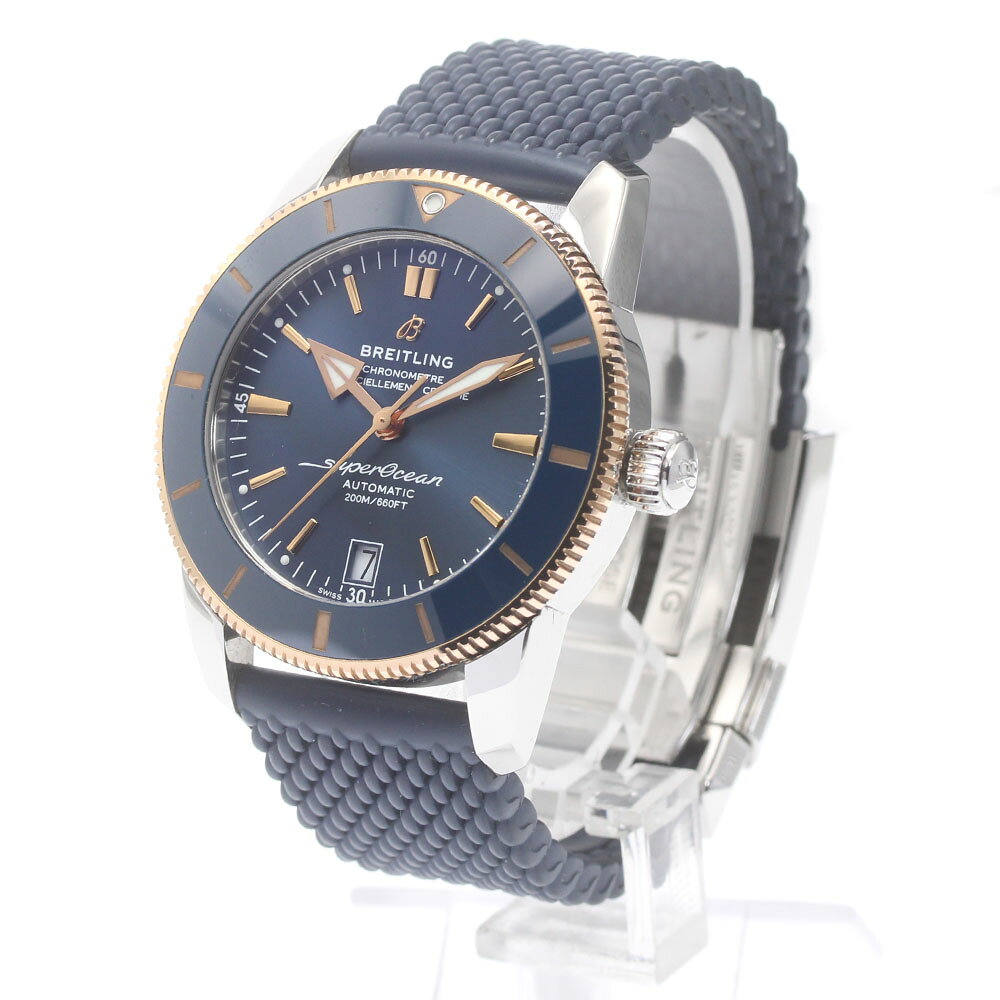 ブライトリング BREITLING UB2010 スーパーオーシャン ヘリテージ B20 オートマチック 42 デイト 自動巻き メンズ 美品 箱・保付き_873097【中古】