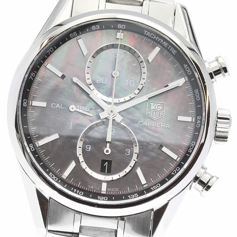 タグホイヤー TAG HEUER CAR211D.BA0724 カレラ クロノグラフ 自動巻き メンズ _870822【中古】
