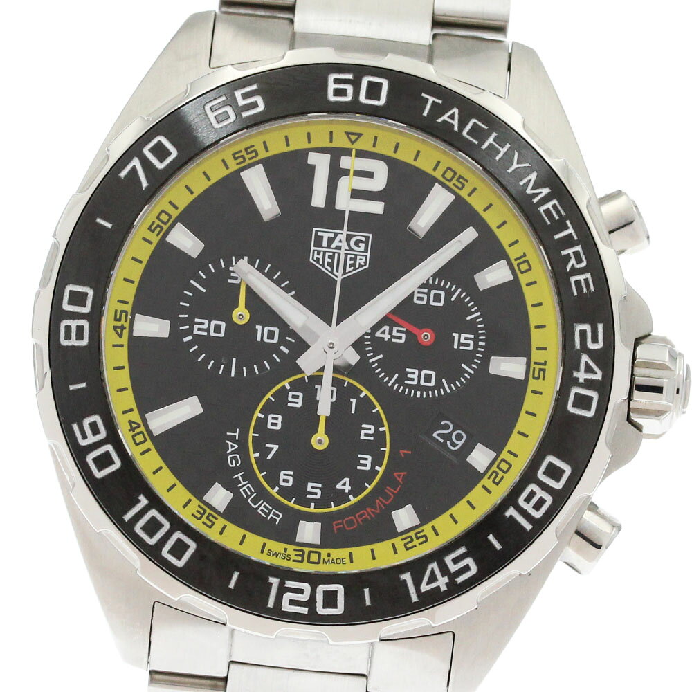 タグホイヤー TAG HEUER CAZ101AC フォーミュラ1 デイト クロノグラフ クォーツ メンズ 良品 保証書付き_873291【中古】