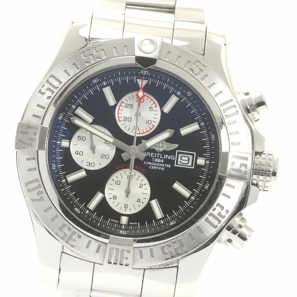 ブライトリング BREITLING A13371 スーパーアベンジャー2 クロノグラフ 自動巻き メンズ 箱・保証書付き_861468【中古】