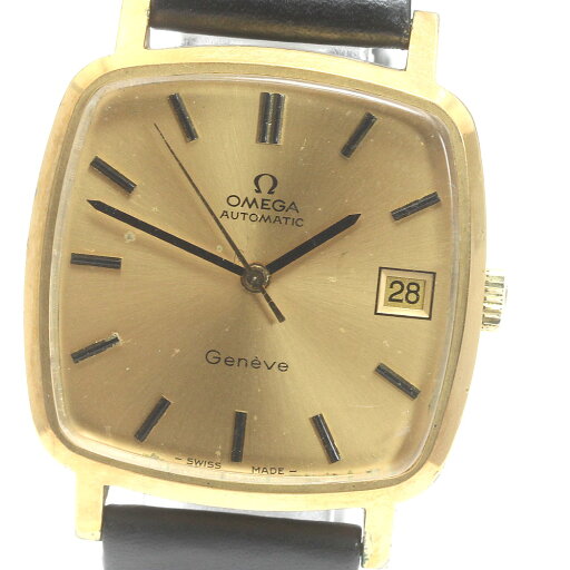 オメガ OMEGA 162.0060 ジュネーブ デイト スクエア Cal.1012 自動巻き メンズ _866308【中古】 オメガ OMEGA 162.0060 ジュネーブ デイト スクエア Cal.1012 自動巻き メンズ _866308【中古】
