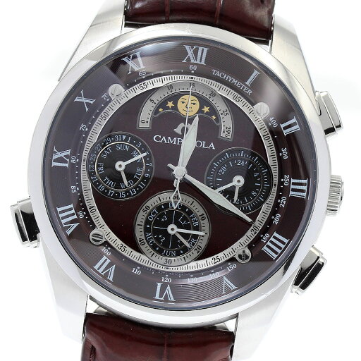 シチズン CITIZEN CTR57-1001/6772-T007902 カンパノラ 深緋(こきあけ) グランドコンプリケーション クォーツ メンズ 箱・保証書付_874023【中古】 シチズン CITIZEN CTR57-1001/6772-T007902 カンパノラ 深緋(こきあけ) グランドコンプリケーション クォーツ メンズ 箱・保証書付_874023【中古】