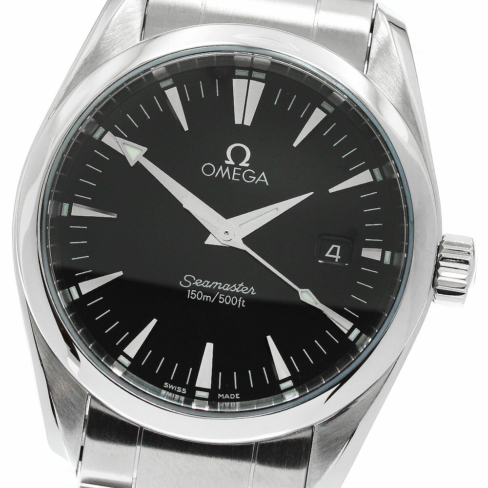 OMEGA - 訳あり オメガ OMEGA 2518.50 シーマスター アクアテラ デイト クォーツ ボーイズ _874950【中古】