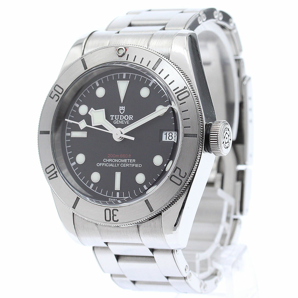 チュードル TUDOR 79730 ブラックベイ スチール デイト 自動巻き メンズ 保証書付き_868939【中古】