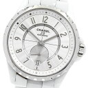 シャネル CHANEL H3837 J12 白セラミック 自動巻き ボーイズ _869148【中古】