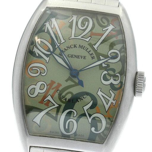 フランクミュラー FRANCK MULLER 5850CBR カサブランカ 自動巻き メンズ _875590【中古】 フランクミュラー FRANCK MULLER 5850CBR カサブランカ 自動巻き メンズ _875590【中古】