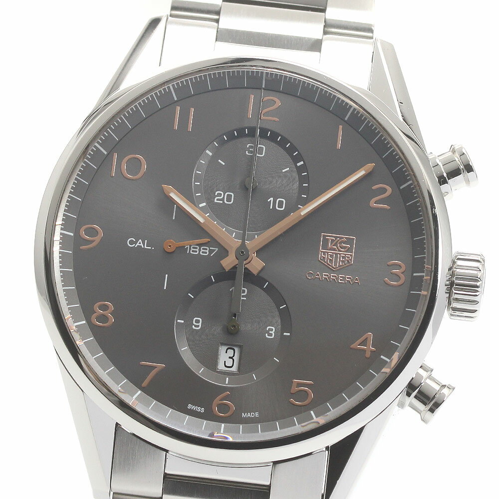 タグホイヤー TAG HEUER CAR2013-0 カレラ クロノグラフ キャリバー1887 自動巻き メンズ _876255【中古】