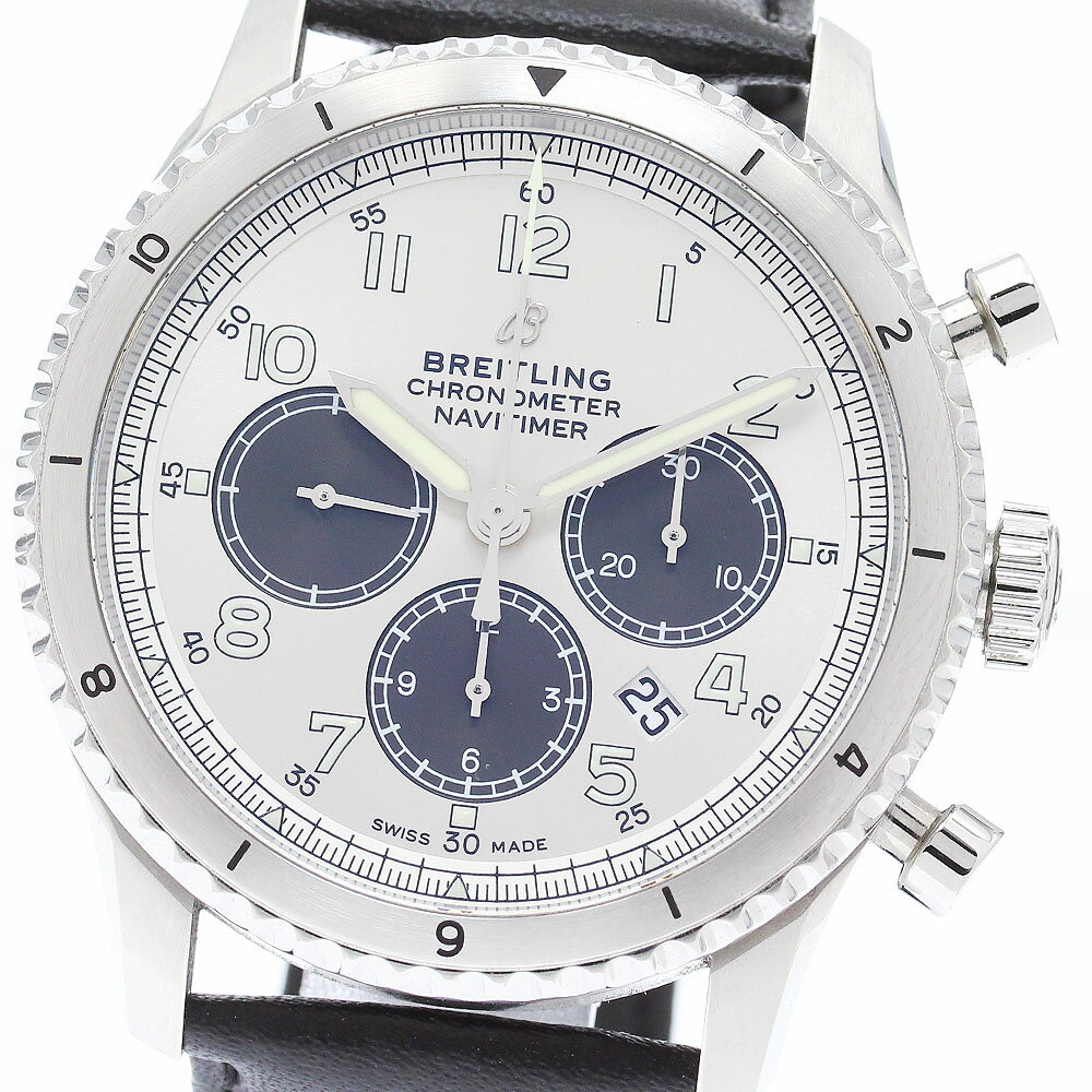 ブライトリング BREITLING AB0117 ナビタイマー8 クロノグラフ デイト 自動巻き メンズ 美品 内箱・保証書付き_877026【中古】
