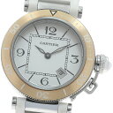カルティエ CARTIER W3140001 パシャ シータイマーSM デイト クォーツ レディース _876488【中古】(2)