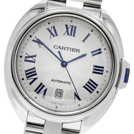 カルティエ CARTIER WSCL0007 クレ ドゥ カルティエ デイト 自動巻き メンズ 良品 _869327【中古】 カルティエ CARTIER WSCL0007 クレ ドゥ カルティエ デイト 自動巻き メンズ 良品 _869327【中古】