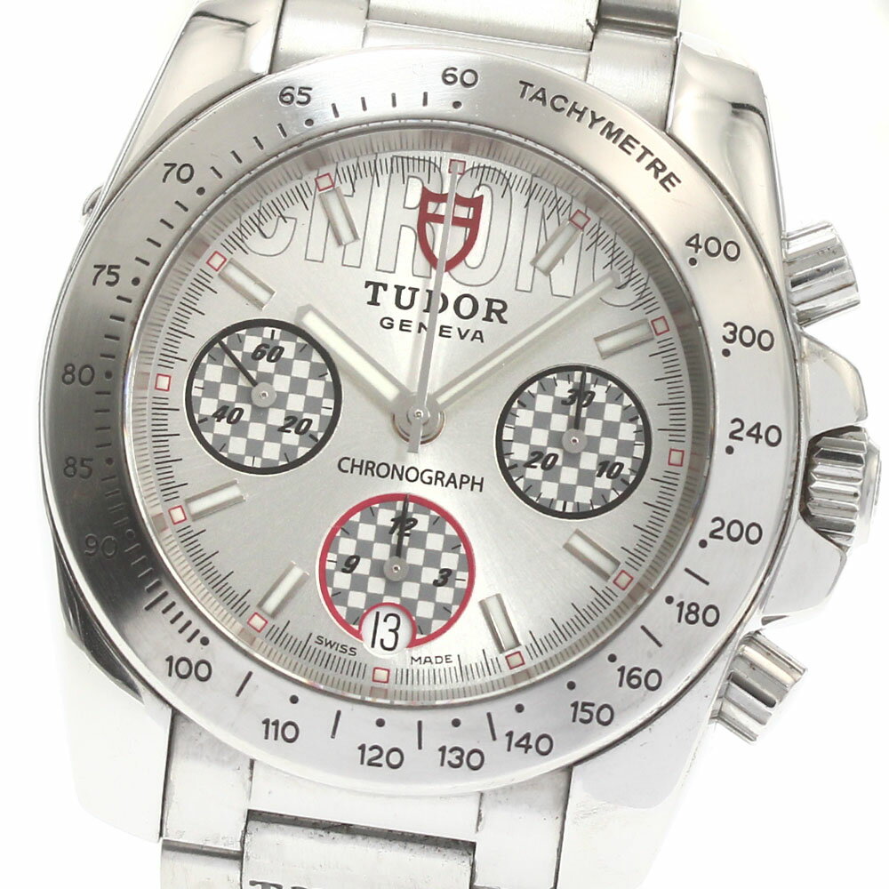 チュードル TUDOR 20300 スポーツクロノグラフ デイト クロノグラフ 自動巻き メンズ _ ...