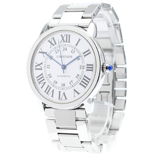 カルティエ CARTIER W6701011 ロンドソロ ドゥ カルティエXL デイト 自動巻き メンズ _869229【中古】