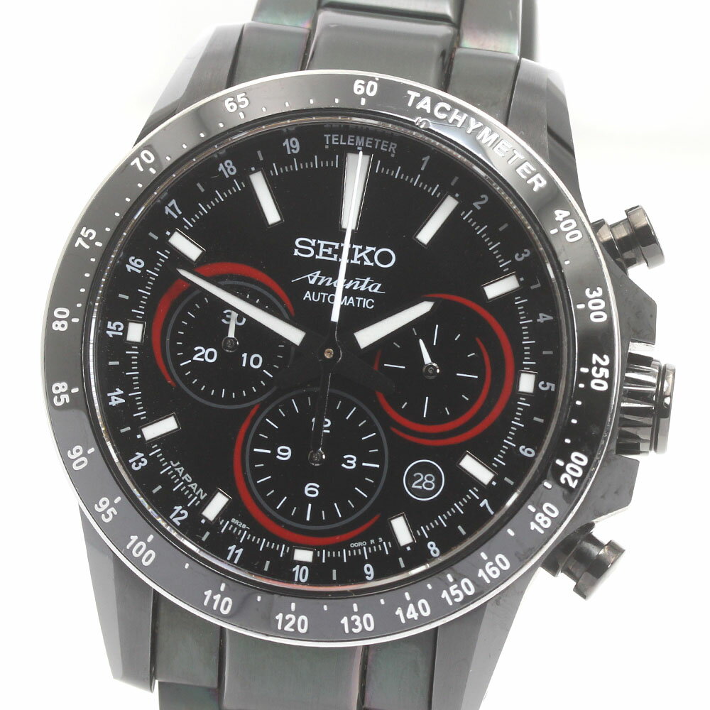 セイコー SEIKO SAEK019/8R28-00N0 ブライツ アナンタ デイト クロノグラフ 自動巻き メンズ 保証書付き_876454【中古】