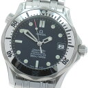 オメガ OMEGA 2552.80 シーマスター300 デイト 自動巻き ボーイズ 保証書付き_876991【中古】