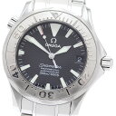オメガ OMEGA 2236.50 シーマスター300 WGベゼル デイト 自動巻き ボーイズ 良品 保証書付き_874229【中古】