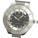 カルティエ CARTIER W10147U2 マスト21 オートスカフ デイト 自動巻き ボーイズ _876076【中古】