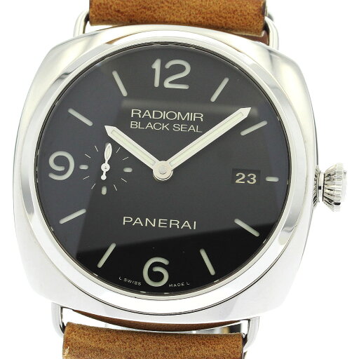 パネライ PANERAI PAM00388 ラジオミール ブラックシール デイト 自動巻き メンズ _877780【中古】 パネライ PANERAI PAM00388 ラジオミール ブラックシール デイト 自動巻き メンズ _877780【中古】