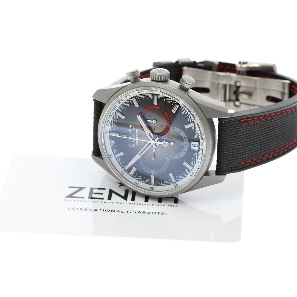 CLOSERのゼニス ZENITH 03.2082.400 BAMFORD クロノマスター エル・プリメロ レーダー 世界50本限定 自動巻き メンズ 美品 保証書付き_877826【中古】｜アングル2