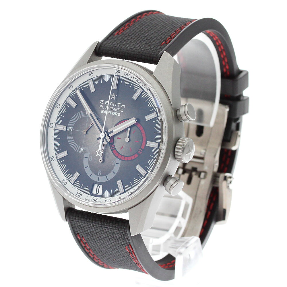 CLOSERのゼニス ZENITH 03.2082.400 BAMFORD クロノマスター エル・プリメロ レーダー 世界50本限定 自動巻き メンズ 美品 保証書付き_877826【中古】｜アングル3