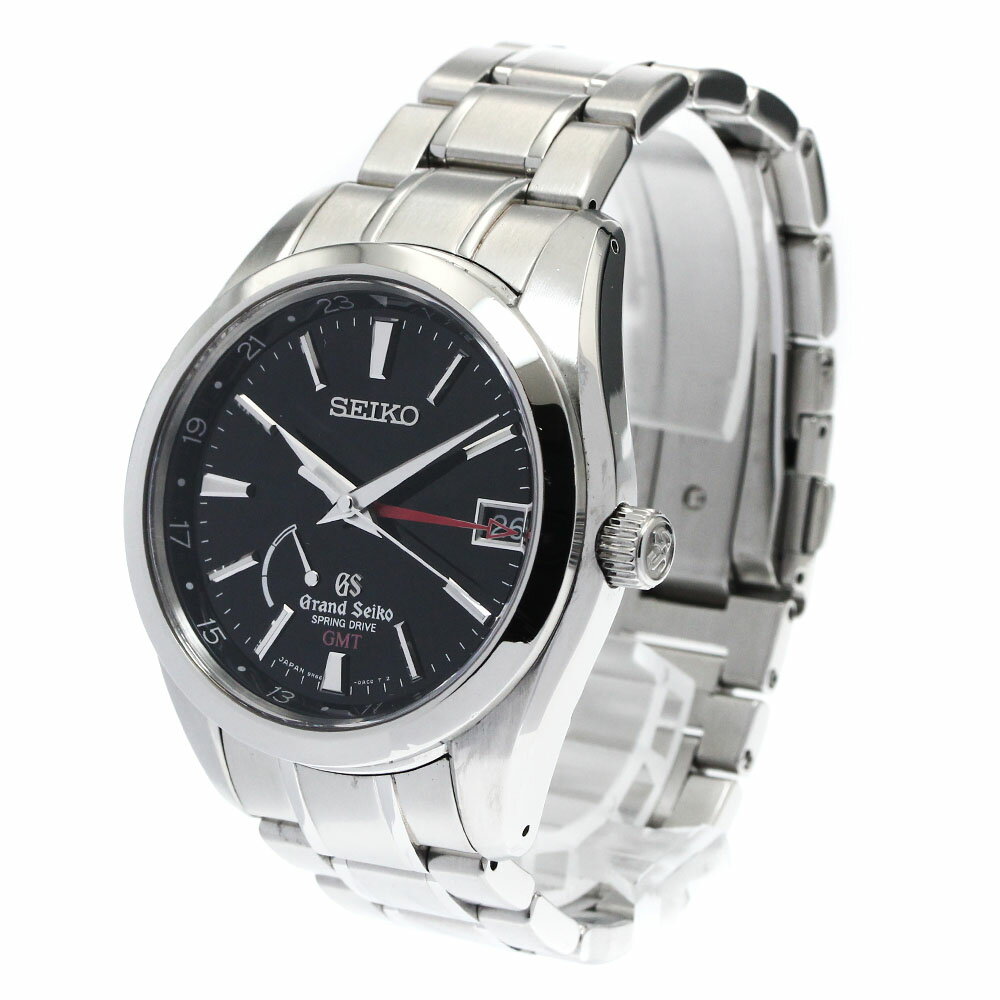 セイコー SEIKO SBGE013/9R66-0AE0 グランドセイコー ヘリテージコレクション GMT スプリングドライブ メンズ _876553【中古】