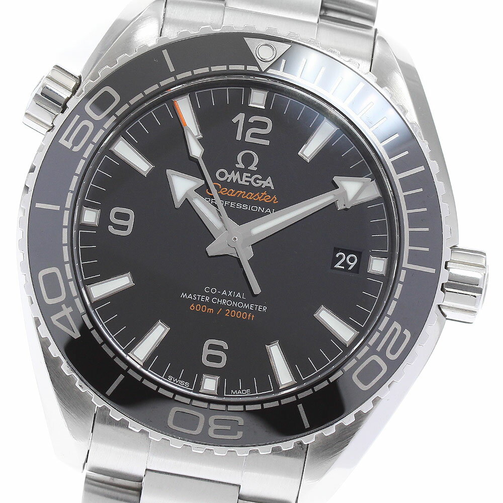 オメガ OMEGA 215.30.44.21.01.001 シーマスター600 プラネットオーシャン コーアクシャル デイト 自動巻き メンズ 良品 保証書付き_877880【中古】