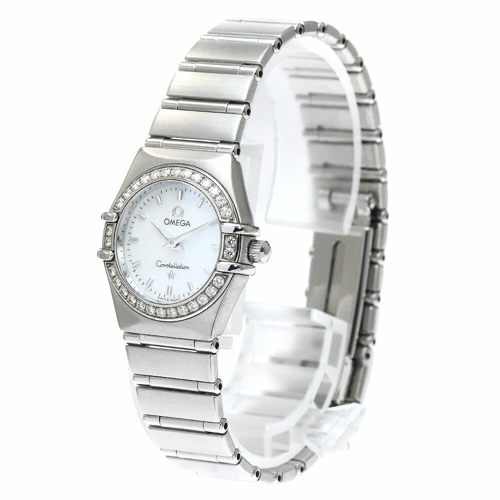 オメガ OMEGA 1466.71 コンステレーション ダイヤベゼル クォーツ レディース _878125【中古】