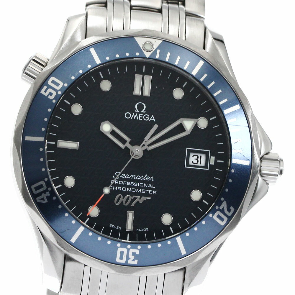 オメガ OMEGA 2537.80 シーマスター300 007 ジェームスボンド デイト 自動巻き メンズ _877295【中古】