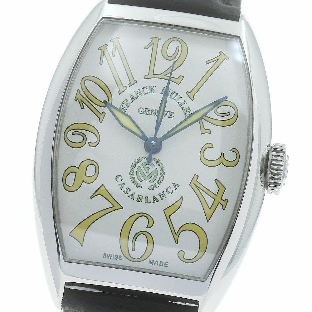 フランクミュラー FRANCK MULLER 5850HC カサブランカ 自動巻き メンズ 美品 箱・保証書付き_877048【中古】