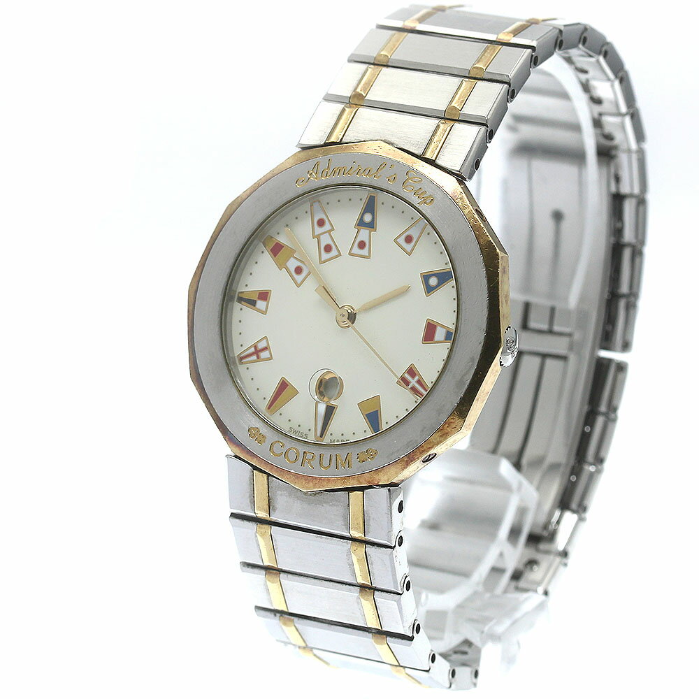 コルム CORUM 99.810.21V52B アドミラルズカップ デイト クォーツ メンズ _877280【中古】