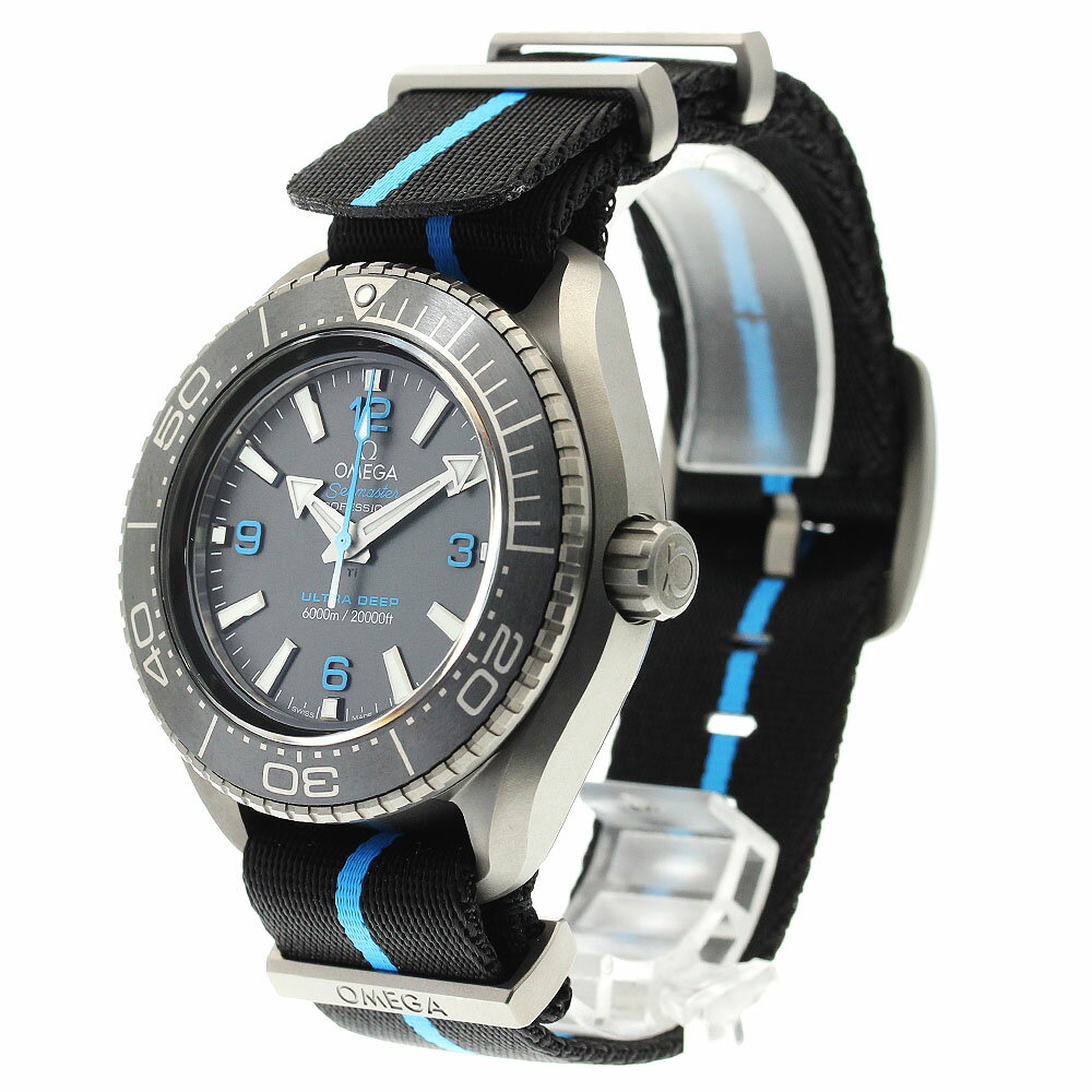 オメガ OMEGA 215.92.46.21.01.001 プラネットオーシャン 6000M ウルトラディープ 自動巻き メンズ 極美品 箱・保証書付き_880838【中古】
