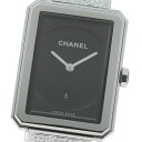 シャネル CHANEL H4878 ボーイフレンド ツイード デイト クォーツ ボーイズ 保証書付き_869164【中古】