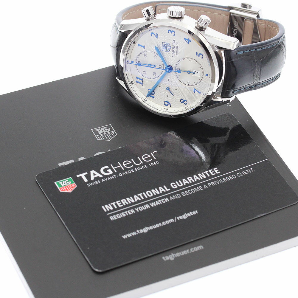 タグホイヤー TAG HEUER CAS2111 カレラ ヘリデージ キャリバー16 デイト 自動巻き メンズ 良品 保証書付き_879106【中古】