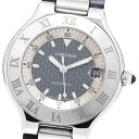 カルティエ CARTIER W10147U2 マスト21 オートスカフ デイト 自動巻き ボーイズ 良品 _874913【中古】
