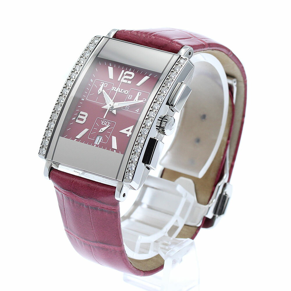 ラドー RADO R20670305 ダイヤスター インテグラル ダイヤベゼル クォーツ メンズ _876810【中古】