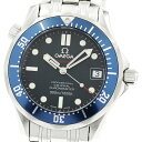 オメガ OMEGA 2222.80 シーマスター300 デイト コーアクシャル 自動巻き ボーイズ 良品 _878026【中古】