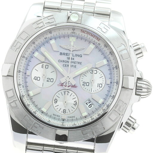 ブライトリング BREITLING AB0110 クロノマット 44 デイト 自動巻き メンズ 箱・保証書付き_877197【中古】 ブライトリング BREITLING AB0110 クロノマット 44 デイト 自動巻き メンズ 箱・保証書付き_877197【中古】