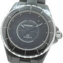 シャネル CHANEL H3829 J12 インテンスブラック 自動巻き メンズ 良品 _877264【中古】(2)