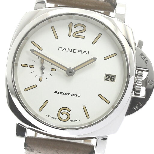 パネライ PANERAI PAM01043 ルミノール ドゥエ 自動巻き ボーイズ 保証書付き_877683【中古】 パネライ PANERAI PAM01043 ルミノール ドゥエ 自動巻き ボーイズ 保証書付き_877683【中古】