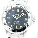 オメガ OMEGA 2552.80 シーマスター300 デイト 自動巻き ボーイズ 保証書付き_878891【中古】
