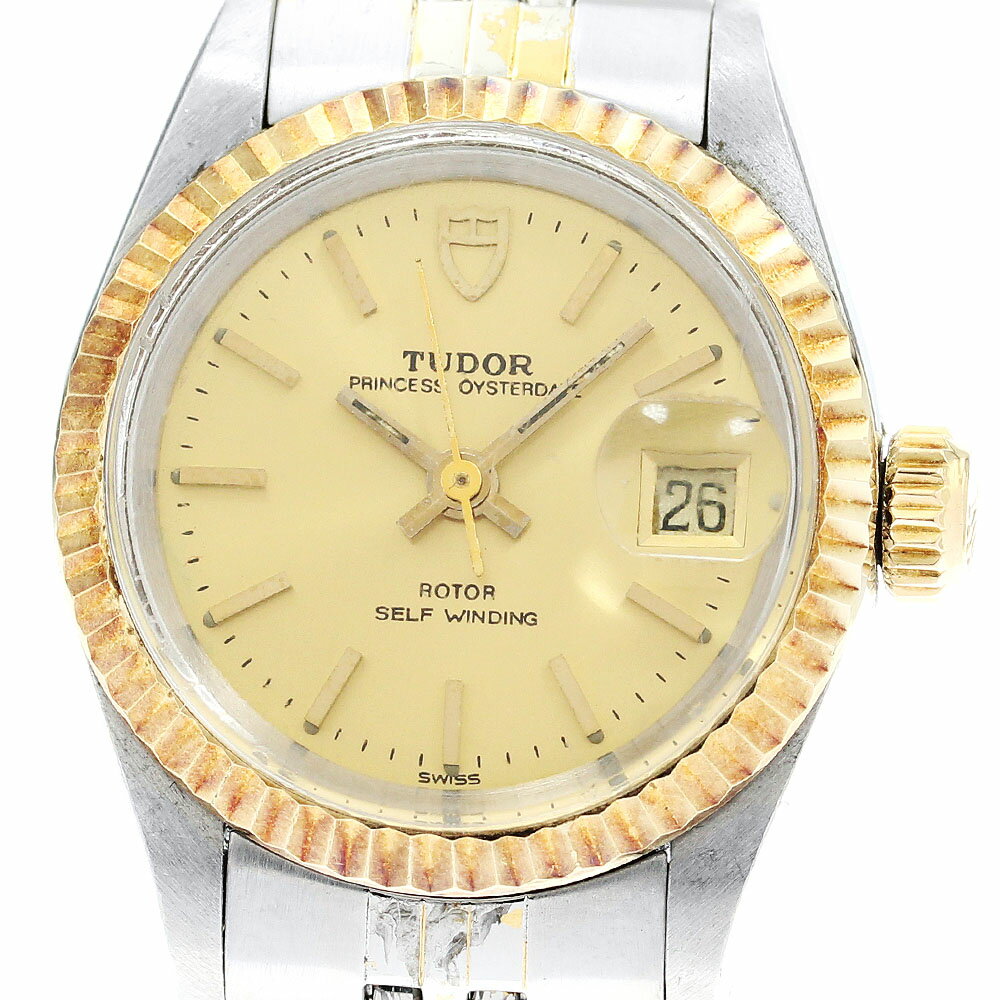 チュードル TUDOR 92413N プリンセス オイスターデイト YGベゼル cal.2671 自動巻き レディース _879228【中古】