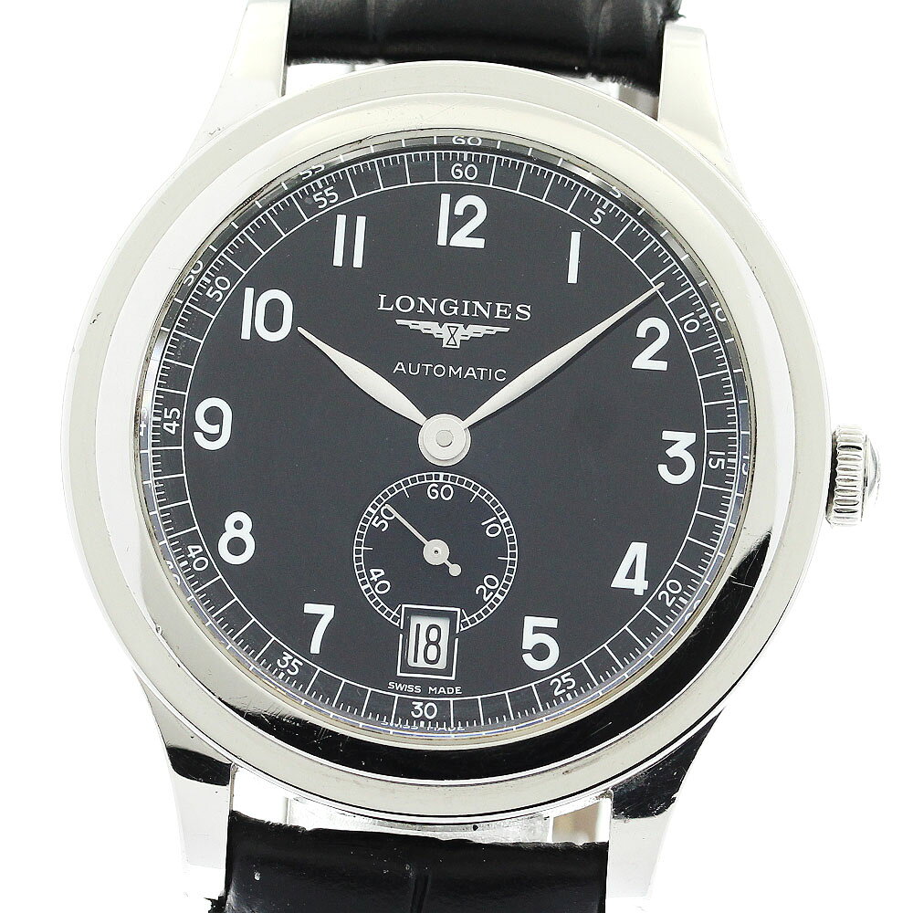 ロンジン LONGINES L2.767.4 ヘリテージ 1940 デイト 自動巻き メンズ _879259【ev20】【中古】
