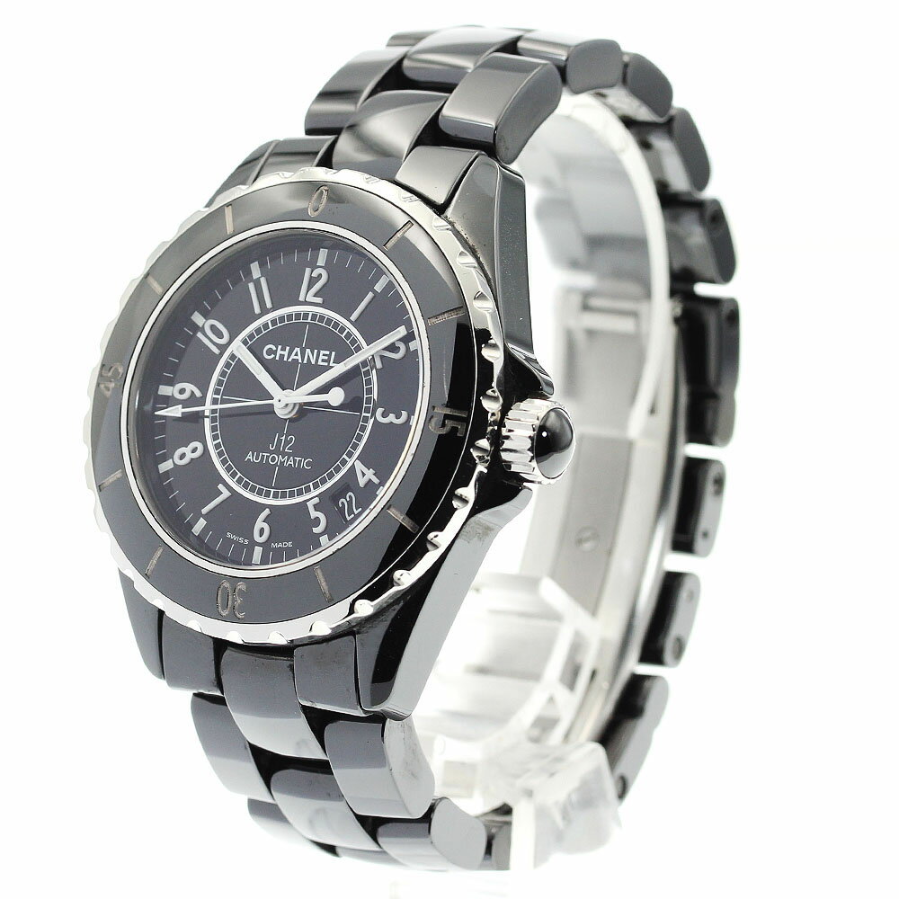 シャネル CHANEL H0685 J12 デイト 黒セラミック 38MM 自動巻き メンズ _879720【中古】