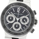 ブルガリ BVLGARI DG37SCCH ディアゴノ クロノグラフ 自動巻き ボーイズ 保証書付き_882446【中古】