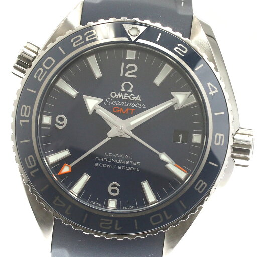 オメガ OMEGA 232.92.44.22.03.001 シーマスター プラネットオーシャン600M デイト GMT 自動巻き メンズ 保証書付き_869032【中古】 オメガ OMEGA 232.92.44.22.03.001 シーマスター プラネットオーシャン600M デイト GMT 自動巻き メンズ 保証書付き_869032【中古】