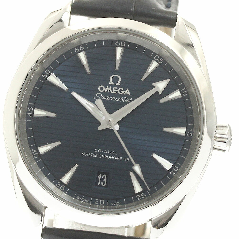 オメガ OMEGA 220.13.38.20.03.001 シーマスター アクアテラ コーアクシャル クロノメーター 自動巻き メンズ 保証書付き_869303【中古】